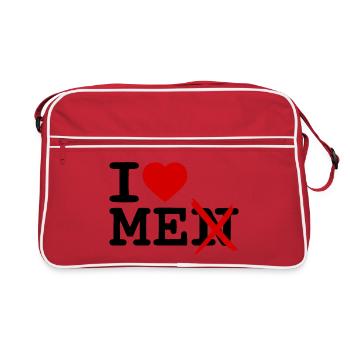 I love me - Sac Retro - rouge/blanc - Devant