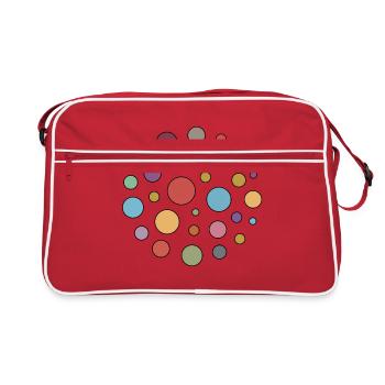 Points colorés - Sac Retro - rouge/blanc - Devant