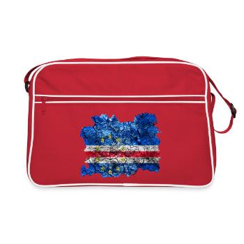 Cabo Verde Drapeau Vintage - Sac Retro - rouge/blanc - Devant