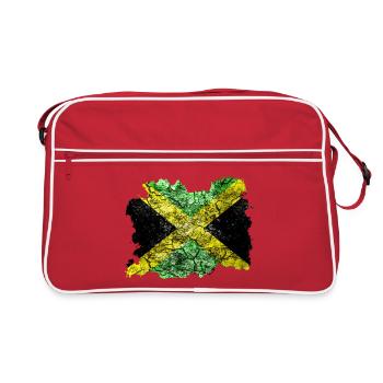Jamaïque Drapeau Vintage - Sac Retro - rouge/blanc - Devant