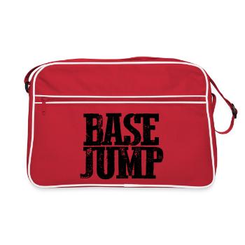 Base Jump - B.A.S.E. - Basejumper - Sac Retro - rouge/blanc - Devant