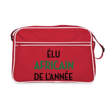 Africa / African / Afrika / Afrique / Africain - Retro Bag - red/white - Front