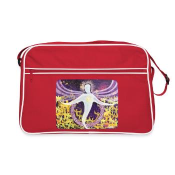 Sternentor der Engel - Sonja Ariel von Staden - Retro Tasche - Rot/Weiß - Vorne