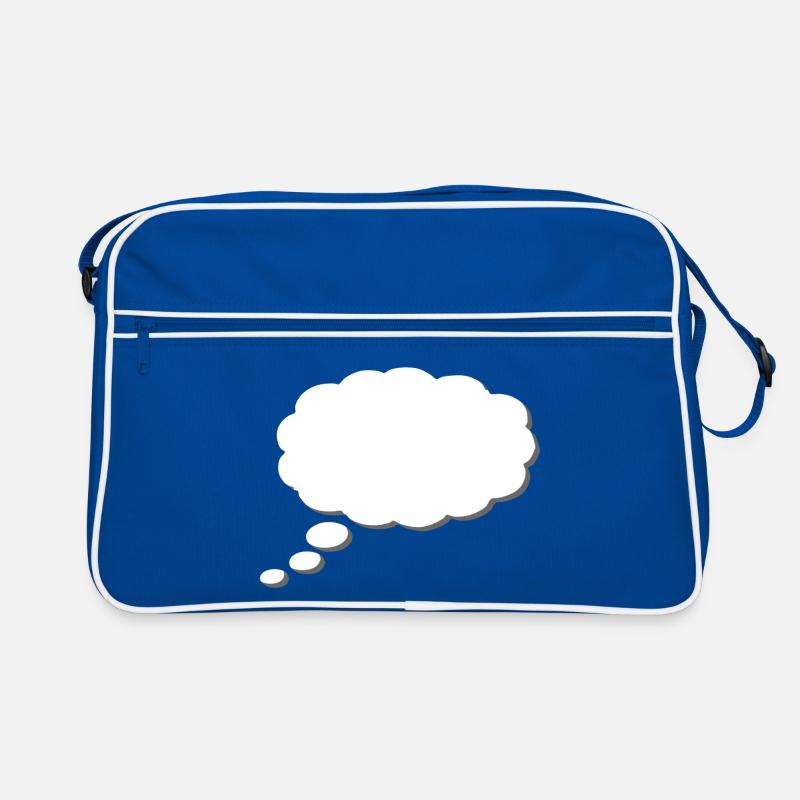Thought Cloud, Thinkbubble. To personalize Retro Bag