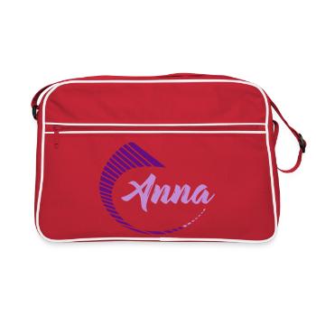 Anna - Retro Bag - red/white - Front
