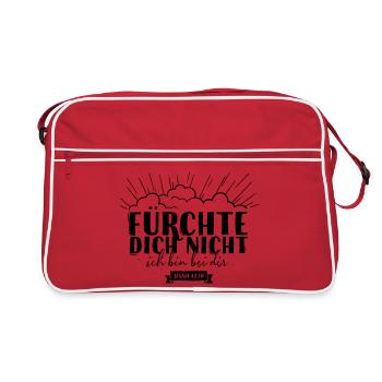 Fear not - Retro Bag - red/white - Front