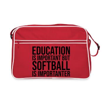 Softball Softball Softball - Sac Retro - rouge/blanc - Devant
