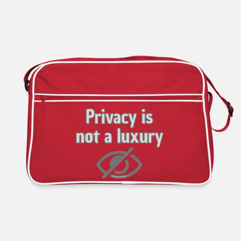 Privacy Not Luxury - Top Statement for Privacy Retro Bag