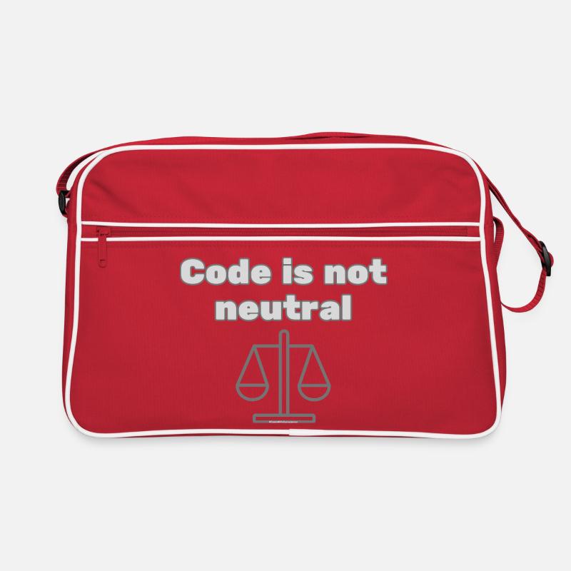 Le code n’st pas neutre Énoncé d’éthique du codeur Sac Retro