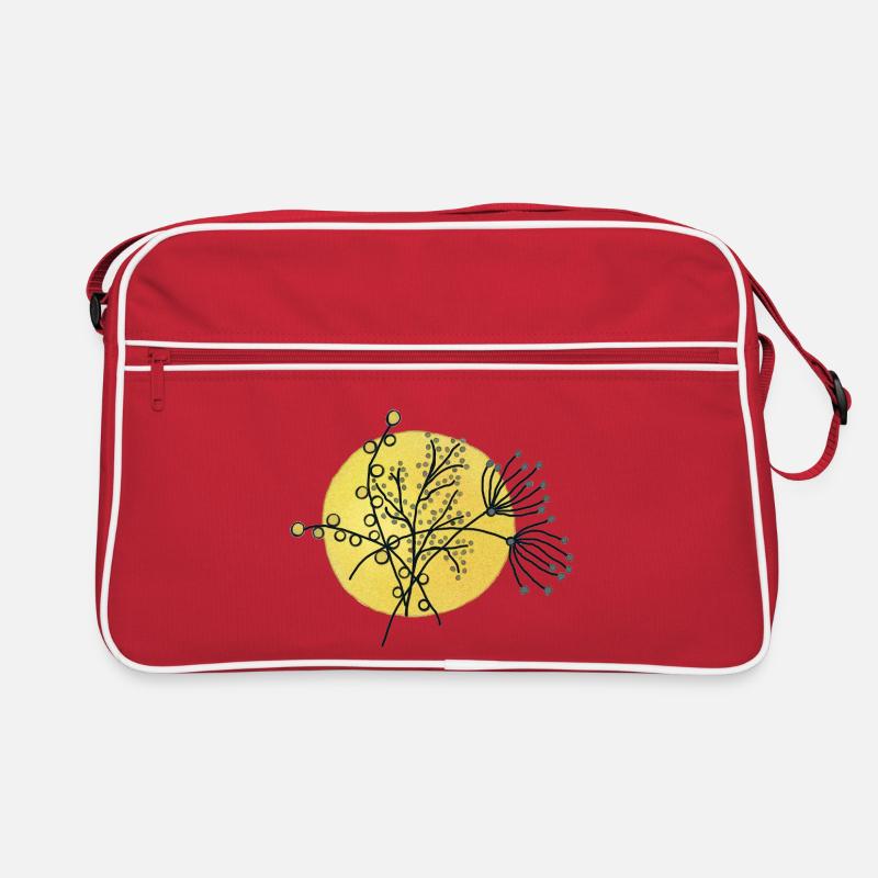 graeser in der Sonne Retro Tasche