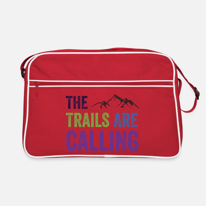 Die Spuren rufen Retro Tasche