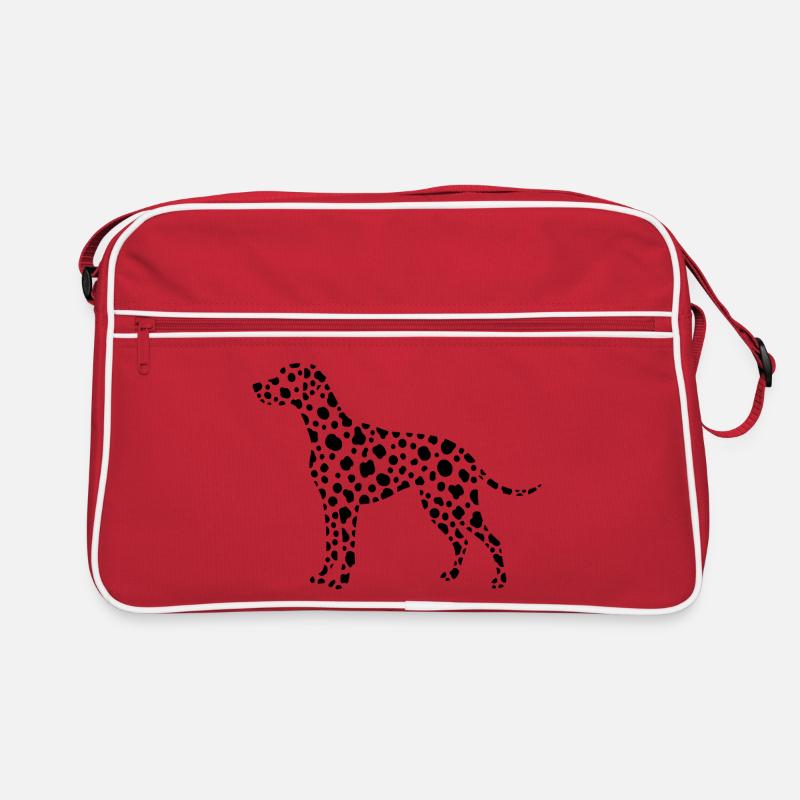 Conception de points de silhouette dalmate Sac Retro