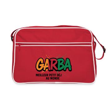 GARBA – Best breakfast in the world - Retro Bag - red/white - Front