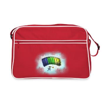 parachute - Retro Bag - red/white - Front