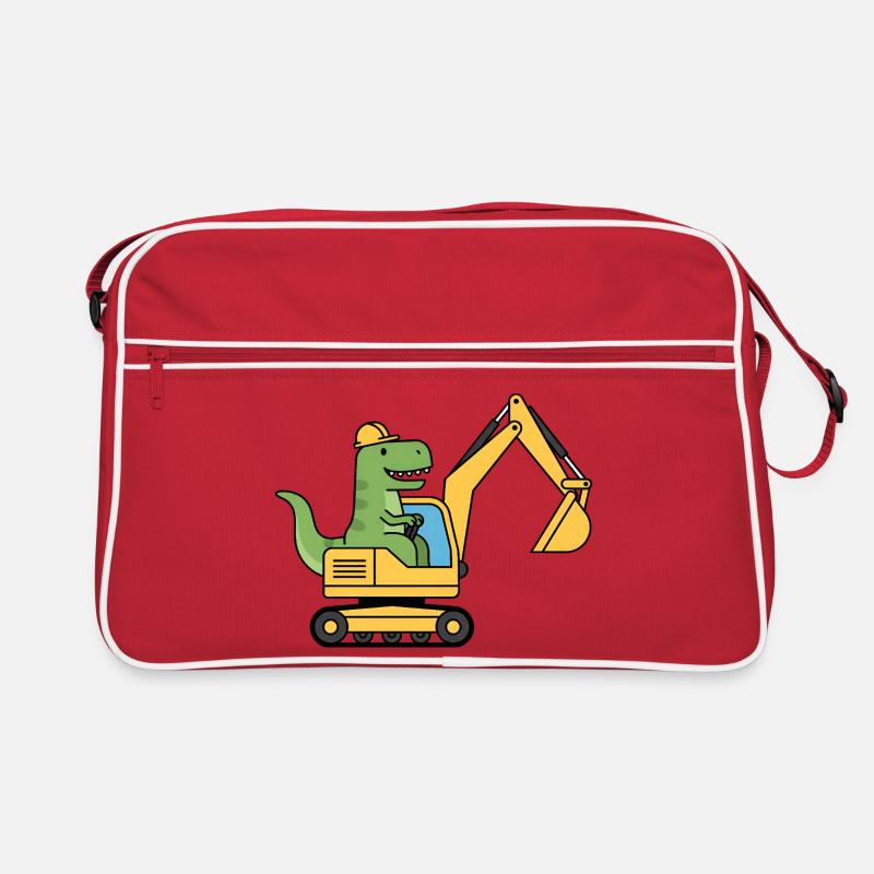 Dino Bagger Dinosaurier Retro Tasche