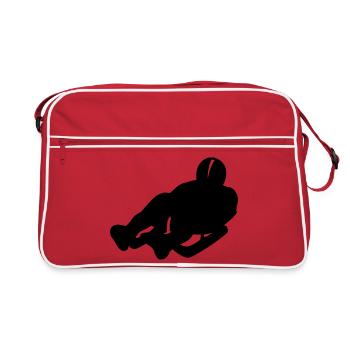 Traîneau - Sac Retro - rouge/blanc - Devant