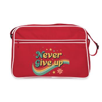 Persévérance rétro arcenciel - Sac Retro - rouge/blanc - Devant