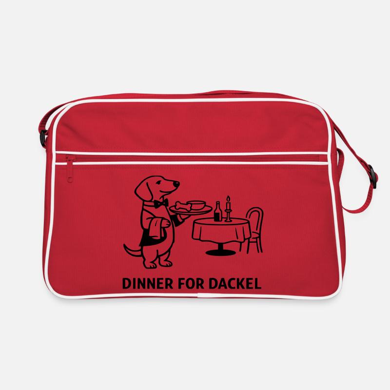 Dîner pour teckel Sac Retro
