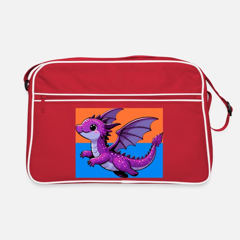 Drache Retro Tasche
