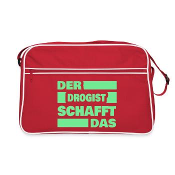 Profession : pharmacien - Sac Retro - rouge/blanc - Devant