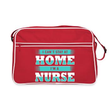 Don infirmier de l’hôpital des infirmières - Sac Retro - rouge/blanc - Devant