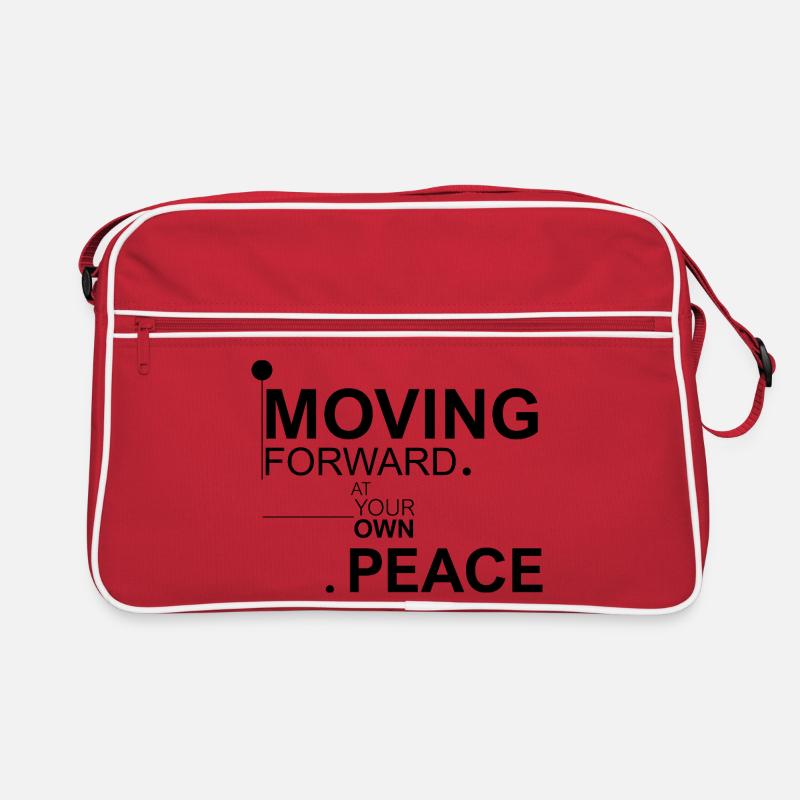 Moving forward at your own peace Retro Bag