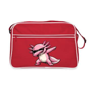 Axlotl en dabing - Sac Retro - rouge/blanc - Devant