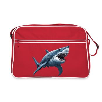 Megalodons Megalodon - Retro Bag - red/white - Front