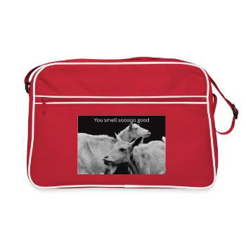 You smell so good - Retro Tasche - Rot/Weiß - Vorne