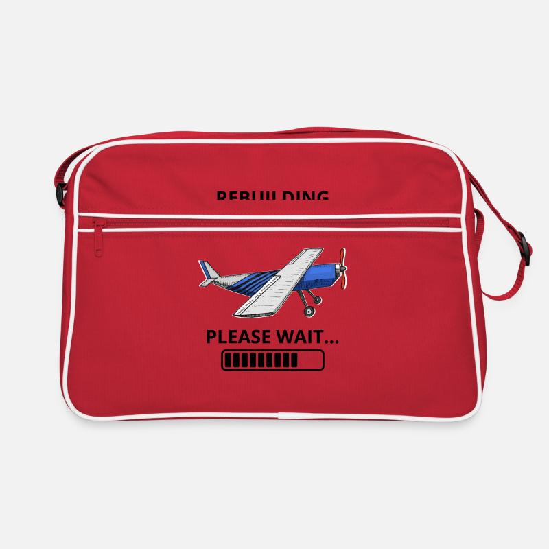 RC Model Planes Airplane Aircraft Pilot Funny Gift Retro Bag