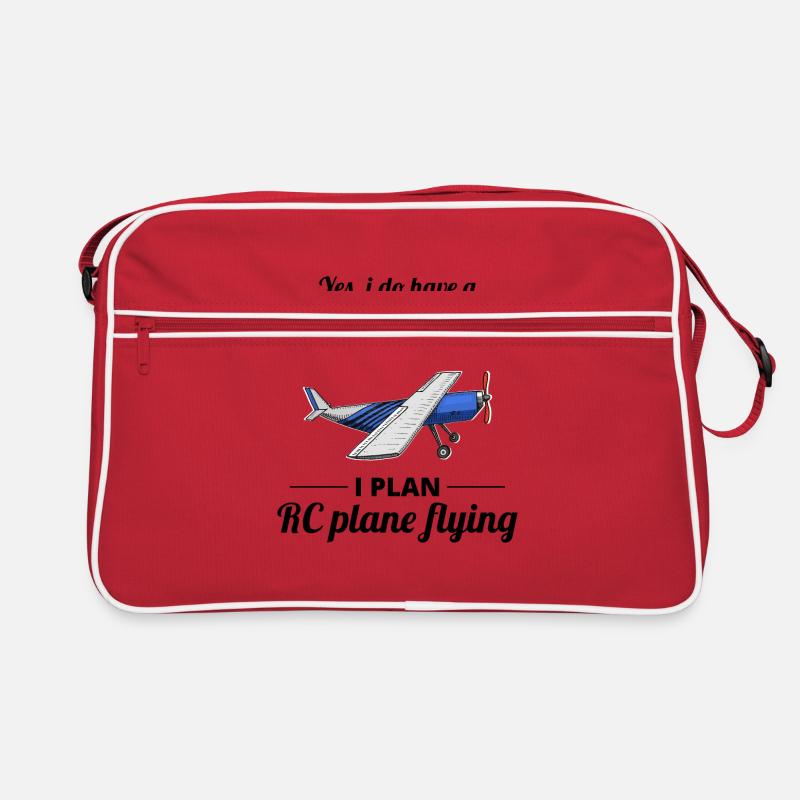 RC Modellflugzeuge Flugzeug Flugzeug Pilot lustiges Geschenk Retro Tasche