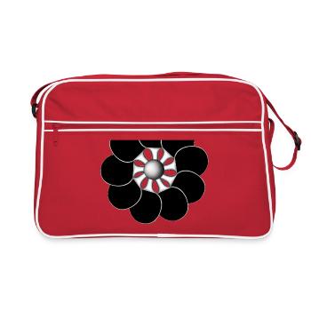 Raquette de ping-pong - Sac Retro - rouge/blanc - Devant