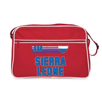 Équipe de Sierra Leone de football - Sac Retro - rouge/blanc - Devant