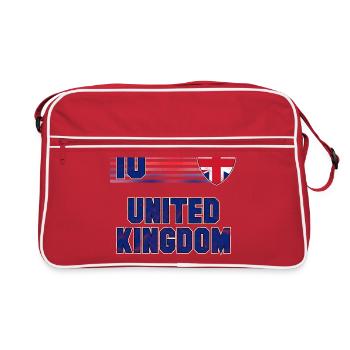 Équipe de Grande-Bretagne de football - Sac Retro - rouge/blanc - Devant
