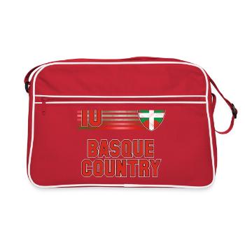 Équipe du Pays Basque de football - Sac Retro - rouge/blanc - Devant