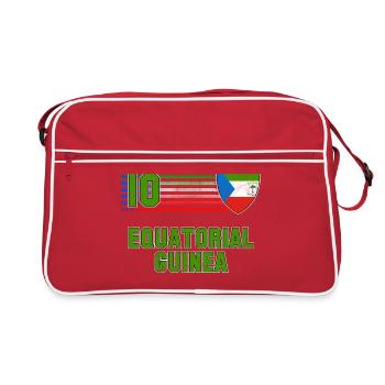 Équipe de Guinée équatoriale de football - Sac Retro - rouge/blanc - Devant