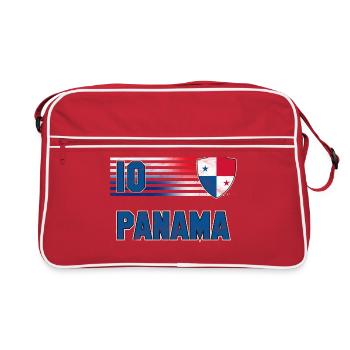 Panama Fußball Mannschaft - Retro Tasche - Rot/Weiß - Vorne