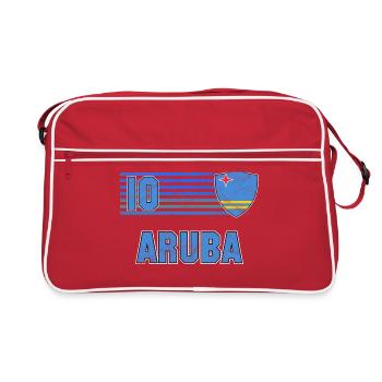 Aruba Soccer Team - Retro Bag - red/white - Front
