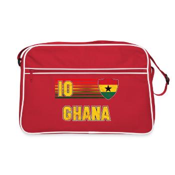 Équipe du Ghana de football - Sac Retro - rouge/blanc - Devant