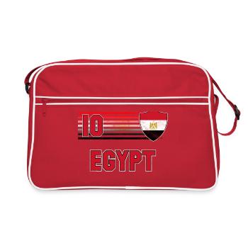 Équipe d’Égypte de football - Sac Retro - rouge/blanc - Devant