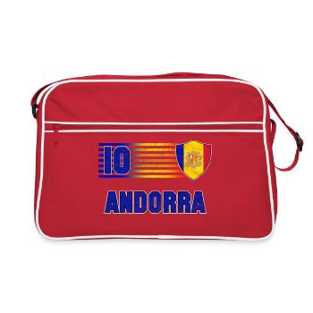 Andorra Football Team - Retro Bag - red/white - Front
