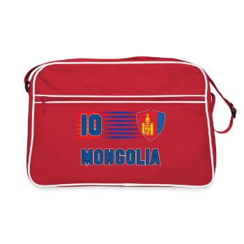 Mongolia Football Team - Retro Bag - red/white - Front
