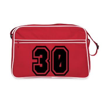 30 - Retro Bag - red/white - Front