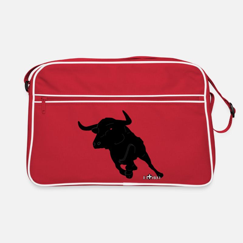 taureau en course Sac Retro