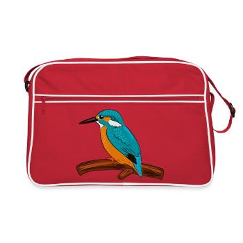 martin-pêcheur - Sac Retro - rouge/blanc - Devant
