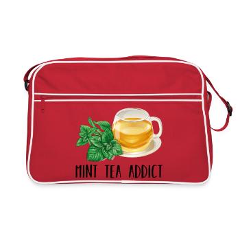 Mint Tea Addict Accro Mint Tea Gift Tea - Retro Bag - red/white - Front