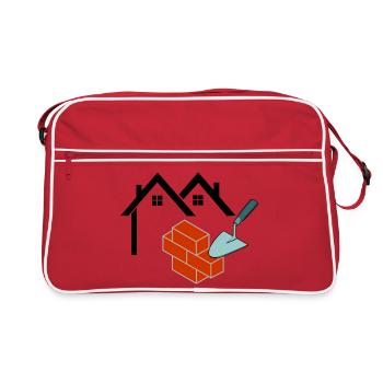 Logo de Mason - Sac Retro - rouge/blanc - Devant