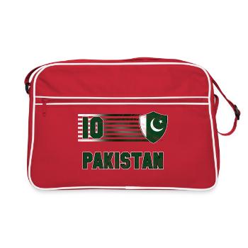Équipe du Pakistan de football - Sac Retro - rouge/blanc - Devant