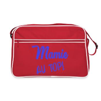 OMA. OMA. MUTTERTAG - Retro Tasche - Rot/Weiß - Vorne