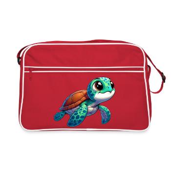Turtle - Retro Bag - red/white - Front